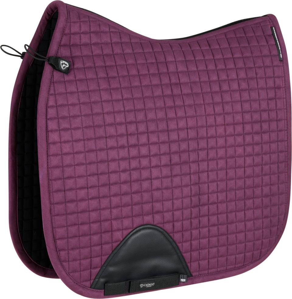 catago performance saddle pad- perfect plum