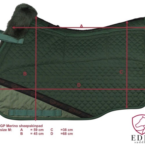 EDIX GP Merino saddlepad