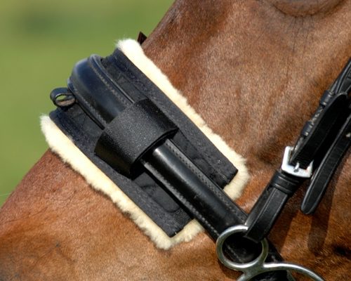 Sheepskin Show Noseband Covers